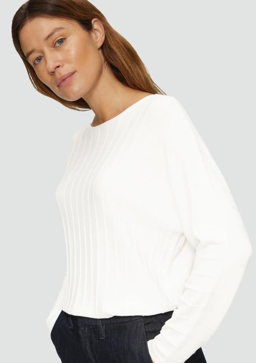 Produktbild S.Oliver Strickpullover Strickpullover mit Fledermausarm und Strukturmuster (42)
