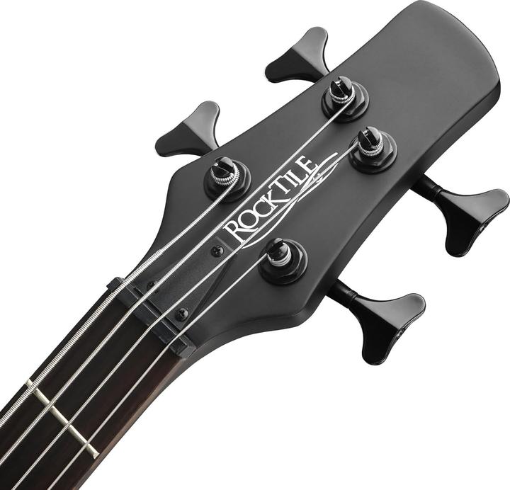 Actual product image Rocktile LowBone E-Bass with Humbucker Pickups and Satin Finish (Electric bass)