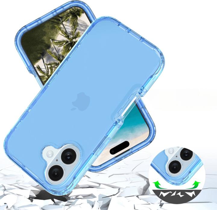 Actual product image Cover-Discount iPhone 16 Plus - Stossfeste Hybrid Handyhülle (Apple iPhone 16 Plus)