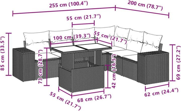 Produktbild vidaXL Aaron