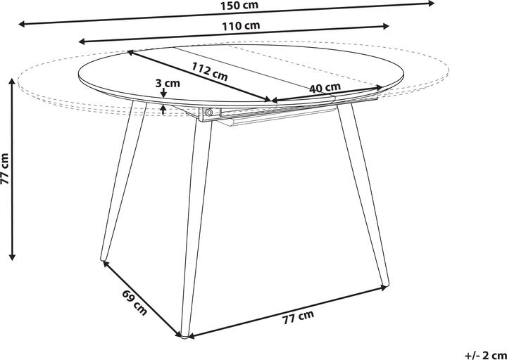 Produktbild Beliani Seniac
