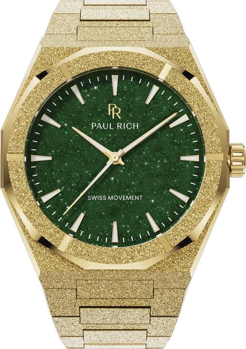 Paul Rich PR-45237 Herrenuhr Frosted Star Dust II 43mm 5ATM (Analogue wristwatch, Swiss made, 43 mm)