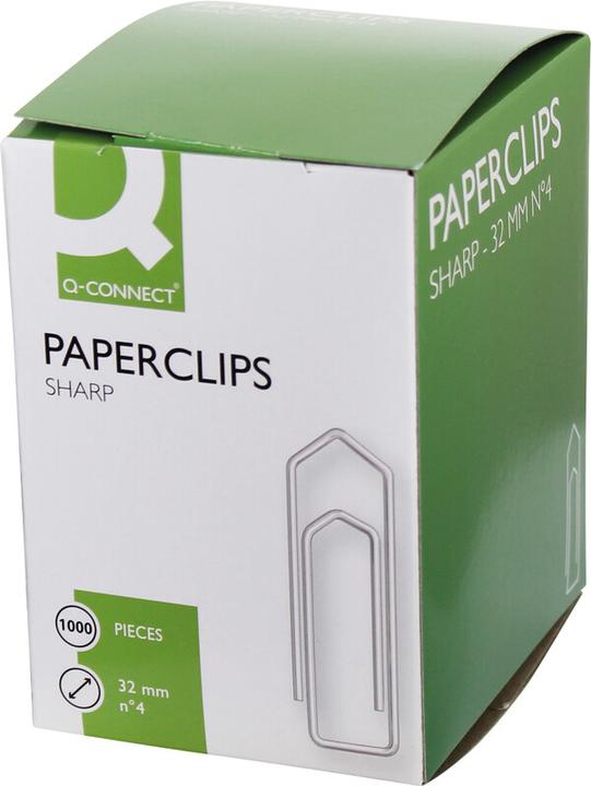 Immagine prodotto Q-Connect Graffette lunghe 32 mm, nichelate (1000 x)