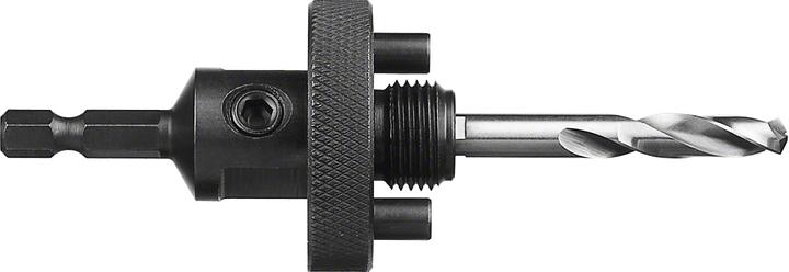 Produktbild Bosch Professional Zubehör Sechskant-Steckdosenadapter für Lochsägen mit 32 bis 76 mm 5/8-Zoll 18 UNF (32 mm, 33 mm, 34 mm, 35 mm, 36 mm, 37 mm, 38 mm, 39 mm, 40 mm, 41 mm, 42 mm, 43 mm, 44 mm, 45 mm, 46 mm, 47 mm, 48 mm, 49 mm, 50 mm, 51 mm, 52 mm, 54 mm, 55 mm, 56 mm, 57 mm, 58 mm, 59 mm, 60 mm, 62 mm, 63 mm, 64 mm, 65 mm, 66 mm, 67 mm, 68 mm, 70 mm, 72 mm, 73 mm, 74 mm, 75 mm, 76 mm)