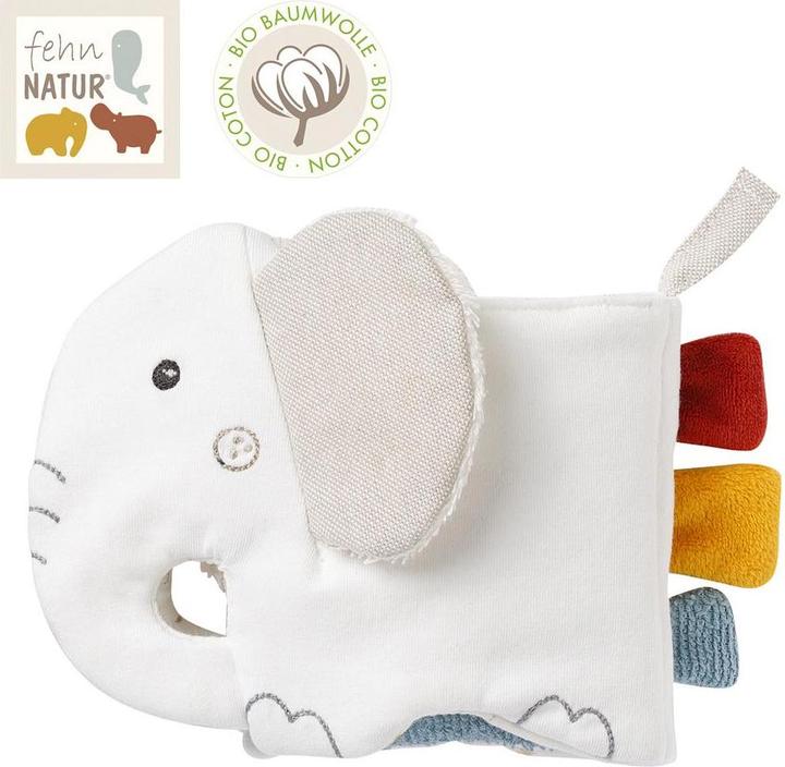 Produktbild Fehn Stoffbuch Elefant NATUR (Deutsch)