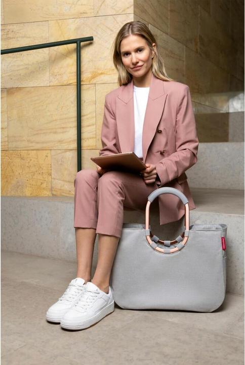 Productafbeelding reisenthel Winkelmand Loopshopper L Twist Sky Rose Lichtgrijs