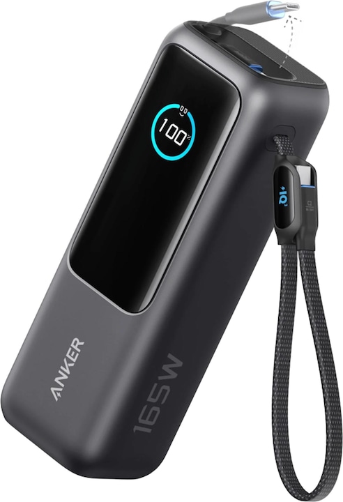 Anker PowerBank 25.000mAh 165W 3C1A black (25000 mAh, 165 W, 165 Wh)