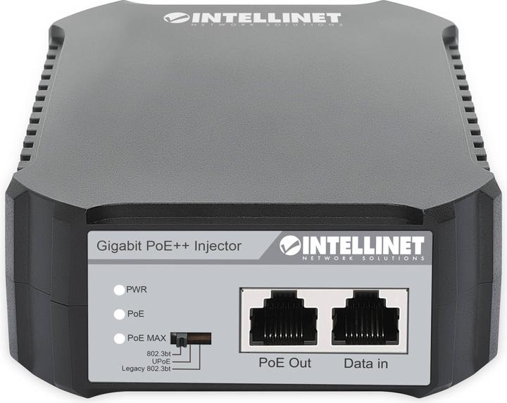 Produktbild Intellinet 1x PoE, IEEE 802.3af/at, 10/100/1000 Mbit/s RJ-45 (802.3bt (PoE++), 95 W)