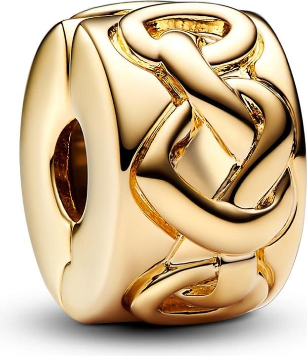 Immagine prodotto Pandora Moments Clip a cuore annodato placcato oro (Dorato, Metallo)