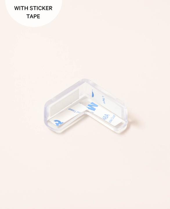 Actual product image Esmée Transparent edge protector / child safety lock set of 10