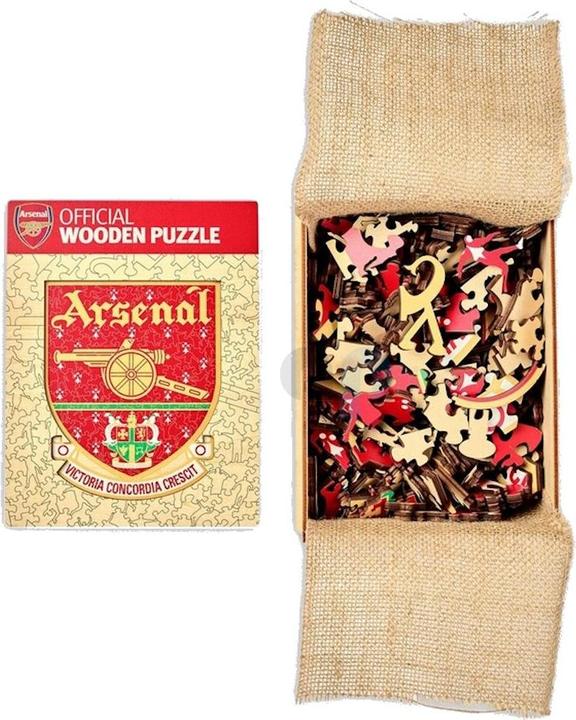Produktbild Iconic Arsenal FC - Retro Logo - Holz Puzzle Grösse L (500 Teile) (500 Teile)