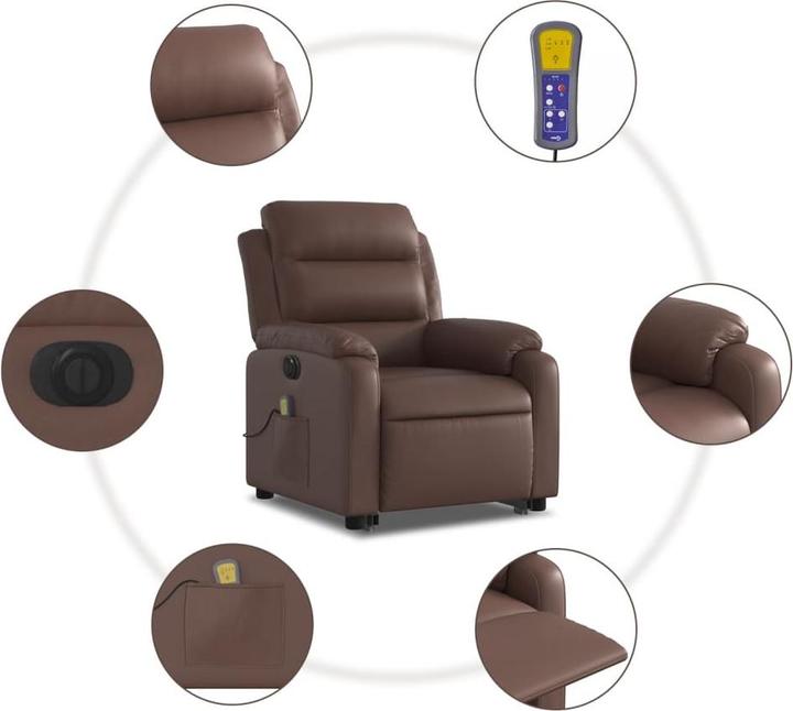 Image du produit vidaXL Massagesessel mit Aufstehhilfe