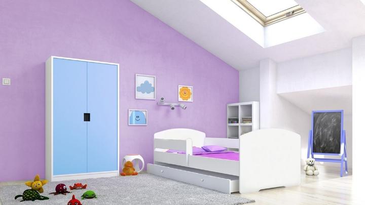 Actual product image ADRK Furniture Bed with mattress, slatted frame and drawer PEPE 160x80