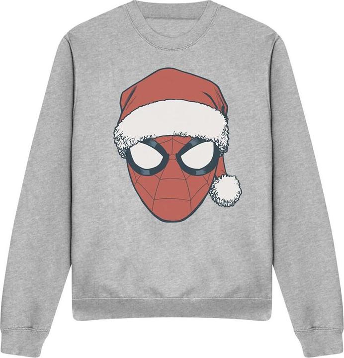 Produktbild Spiderman Sweatshirt meliert weihnachtliches Design (S)