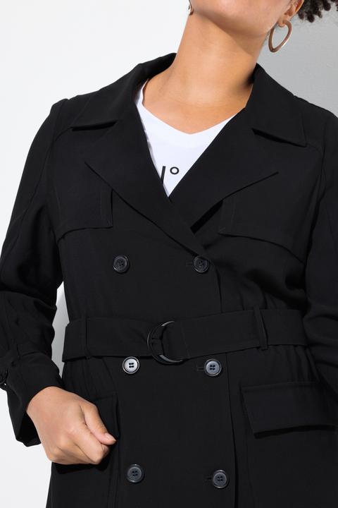 Actual product image Miamoda Trench coat in denim look (42)