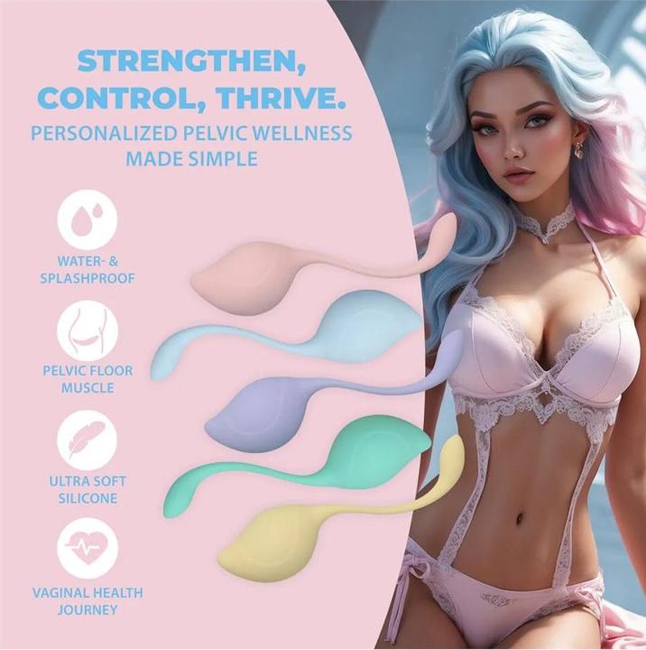 Immagine prodotto Loveline Pelvic Stem Kegel Kit - Multicolor (40 g, 50 g, 60 g, 80 G)