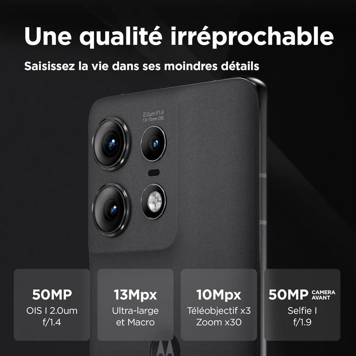 Actual product image Motorola Moto Edge 50 Pro Lavender L International (12 GB, Lavender)