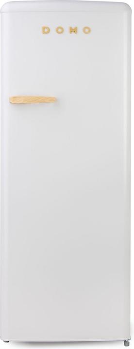 Produktbild Domo Retro mrazák - bílý s dekorací dřeva - DO91711R (Freistehend, 155 l)