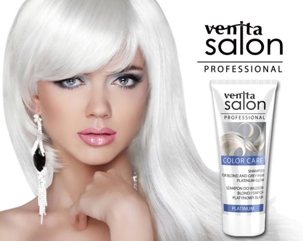 Immagine prodotto Venita - Salon Professional Colour Care Shampoo per capelli biondi e grassi Platinium 200Ml (200 ml, Shampoo liquido)