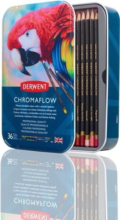 Actual product image Derwent Chromaflow pencils 36 ass (36 x)