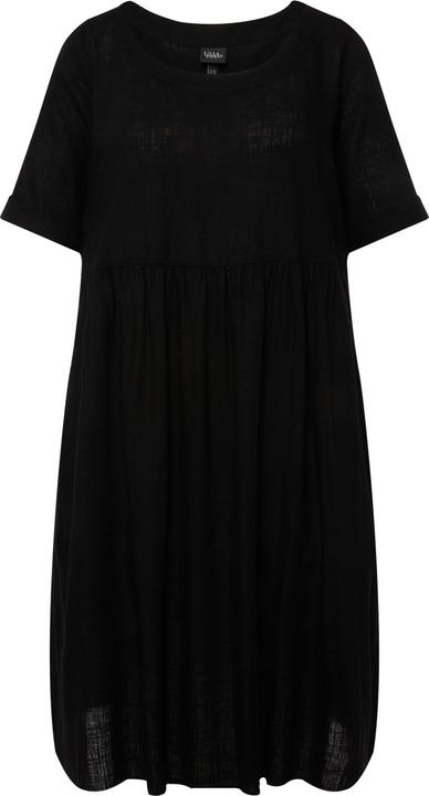 Produktbild Ulla Popken Kleid, Leinenmix, A-Linie, Rundhals, Halbarm (60)