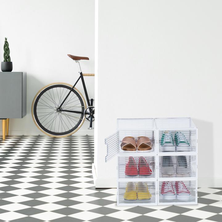 Productafbeelding Relaxdays 6x schoenendoos (23.50 x 34 x 15.50 cm)