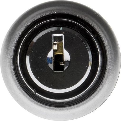 RS PRO Interruttore a chiave 2 Pos 1NO/1NC nero, Pulsante + Interruttore, Nero