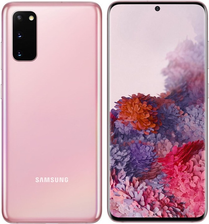 Produktbild Samsung Galaxy S20 5G EU (128 GB, Cloud Pink, 6.20", Hybrid Dual SIM, 64 Mpx, 5G)