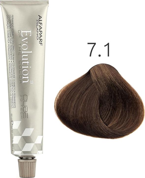 Produktbild Alfaparf Evolution Of The Color Ash 7.1 Medium Blonde Ash 60ml (Ash 7.1)