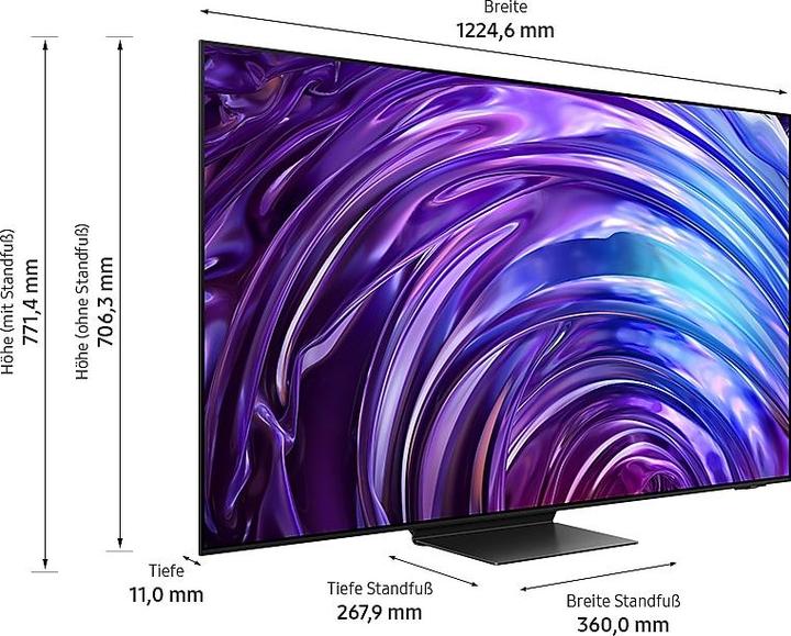 Actual product image Samsung GQ55S95DAT (55", S95D, OLED, 4K, 2024)