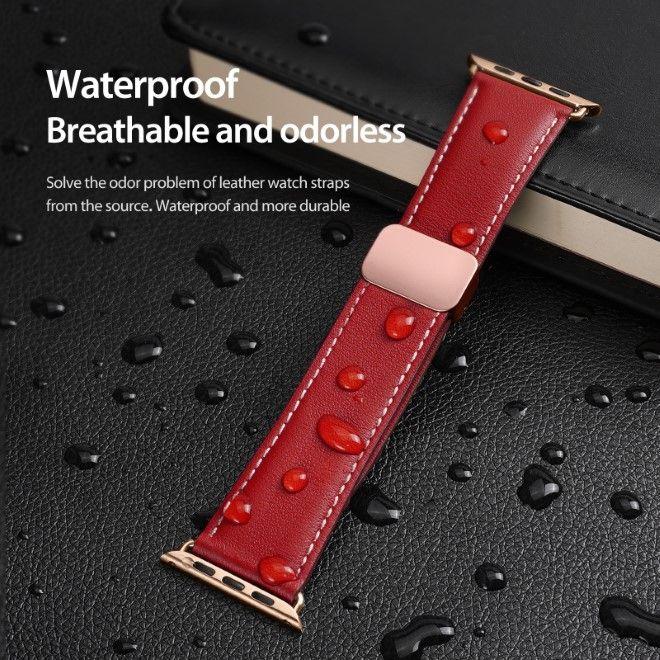 Produktbild Dux Ducis YA Armband (42 mm, 44 mm, 45 mm, 49 mm, Echtleder, Apple Watch Series 3, Apple Watch Series 4, Apple Watch Series 5, Apple Watch Series 6, Apple Watch Series 7, Apple Watch Series 8, Apple Watch Series 9, Apple Watch SE, Apple Watch Ultra, Apple Watch Ultra 2, Apple Watch Series 1, Apple Watch Series 2)