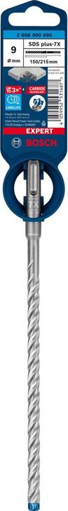 Actual product image Bosch Professional Zubehör Expert SDS plus-7X hammer drill bit, 9 x 150 x 215 mm (9 millimetres)