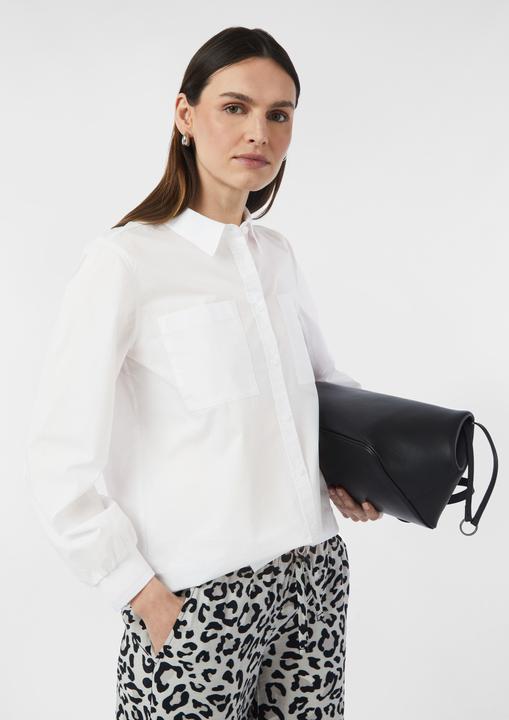 Actual product image Comma Bluse Lässige Hemdbluse mit Kontrast-Details (40)