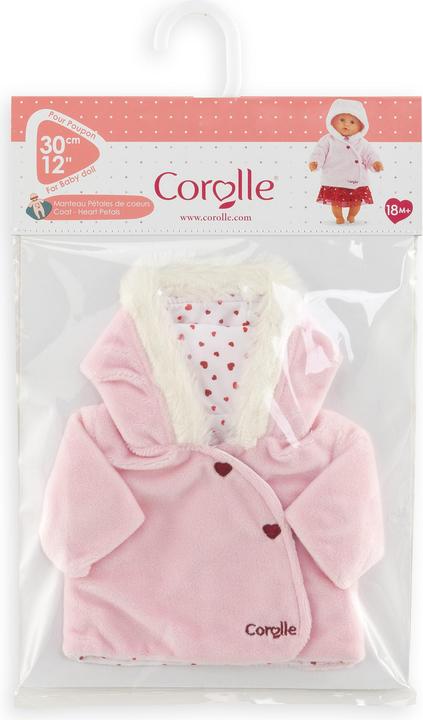 Actual product image Corolle MPP coat, heart leaf
