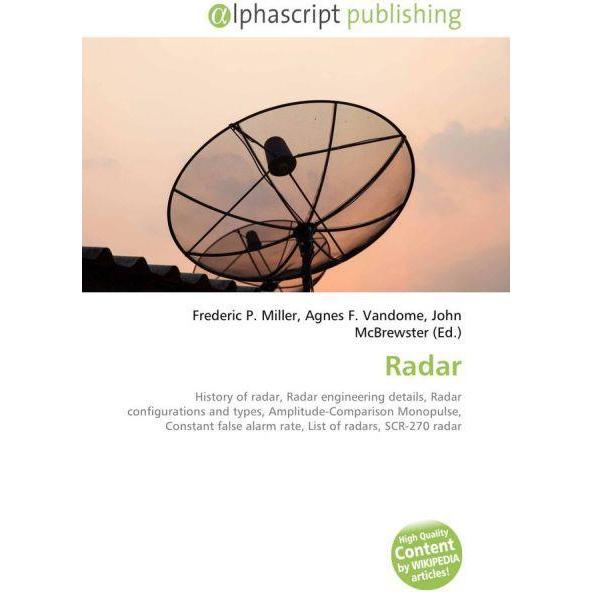 Radar, Fachbücher von Agnes F. Vandome, Frederic P. Miller, John McBrewster