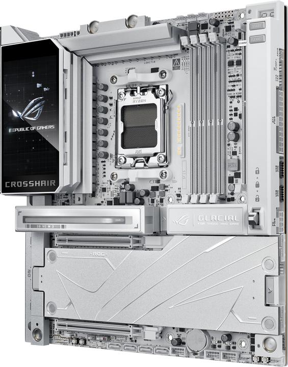 Productafbeelding ASUS MB Rog Crosshair X870e Glacial (AM5, AMD X870E)