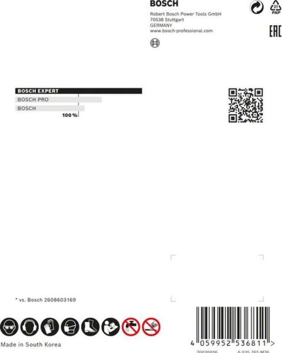 Actual product image Bosch Professional Zubehör Cutting and grinding disc Diamond cutting disc X LOCK Best for Metal 115 x 22.23 mm diameter 1 pc.