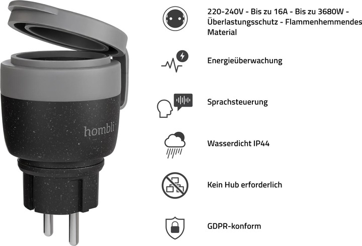 Produktbild Hombli Smart Outdoor Socket EU V2