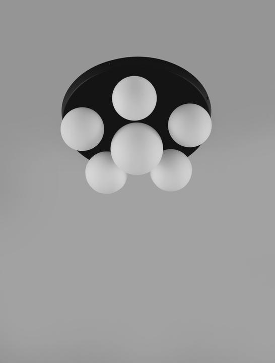 Actual product image Nova Luce EDEM ceiling light G9 6-fold black 17x35cm dimmable 9080129 (G9)