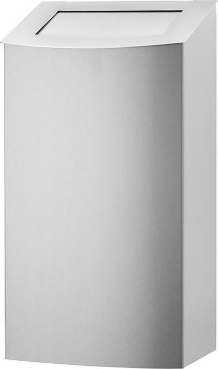 Image du produit Valera Poubelle 56 litres en acier inoxydable avec couvercle à poussoir avec revêtement anti-traces de (56 l)