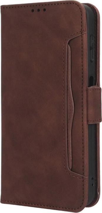 Actual product image Cover-Discount Galaxy A14 - Case with many card slots brown (Samsung Galaxy A14)