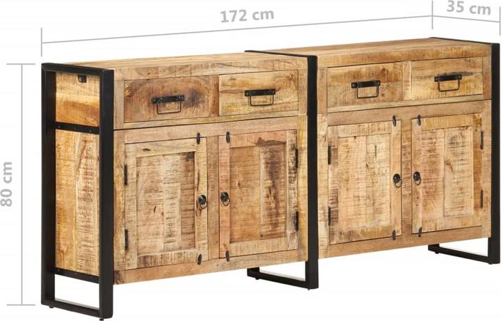 Image du produit vidaXL Ophelie (172 x 35 x 80 cm)