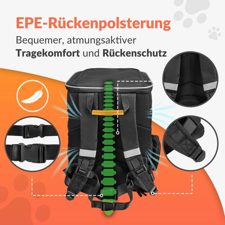 Immagine prodotto Cadoca Haustier Rucksack (Cane, Traspirante)
