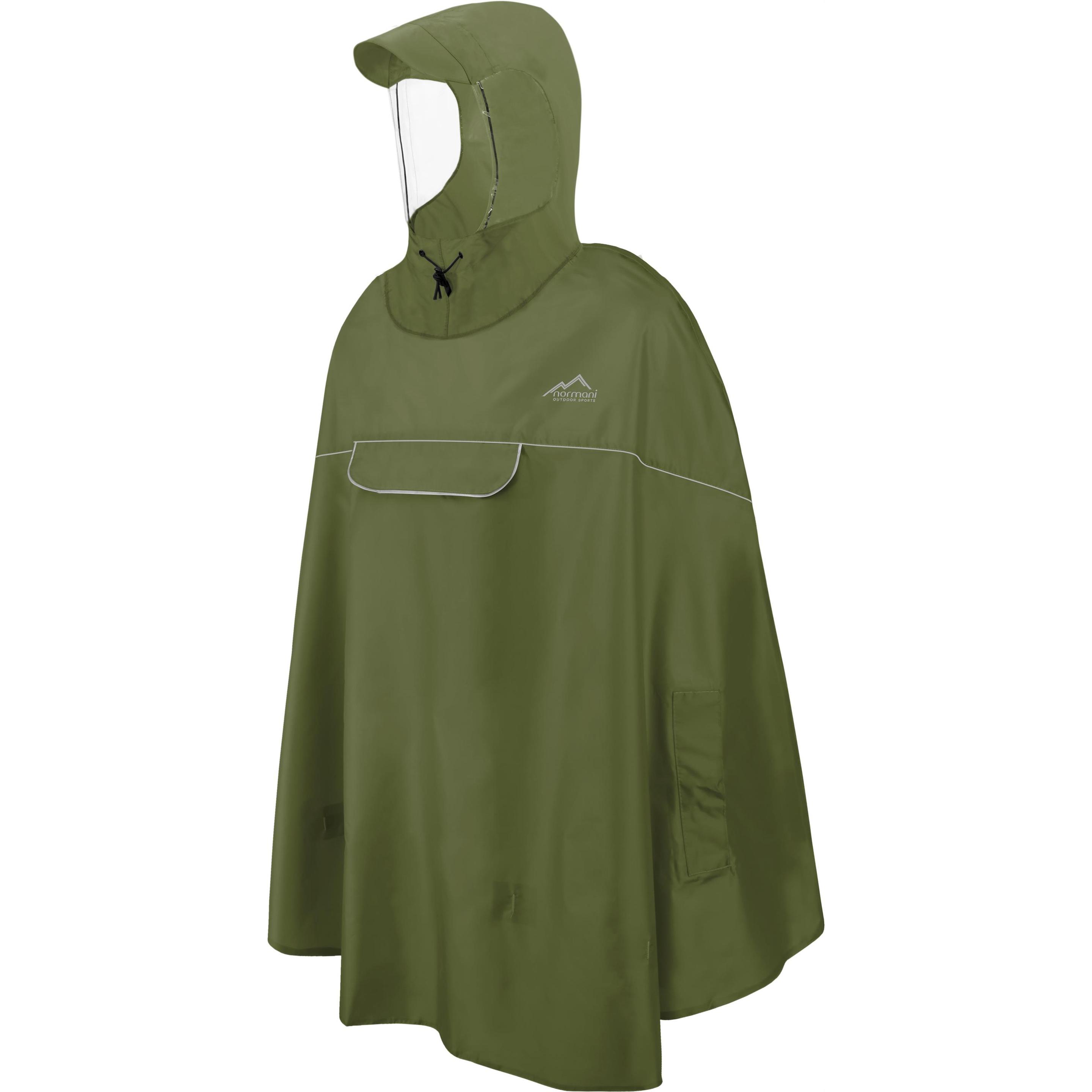 Normani, Herren, Velojacke, Regenponcho Sohra (L), Grün, L