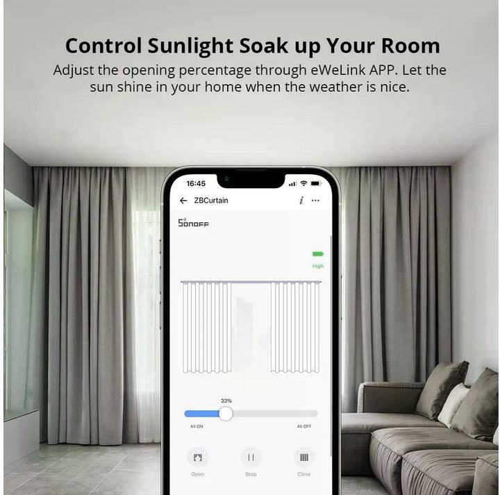 Actual product image Sonoff Smart Home Remote Control for ZBCurtain