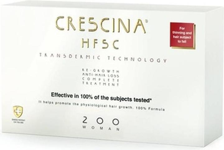 Crescina Transdermic Hfsc Complete Treatment 200 For Women - 20x3.5ml (70 ml)