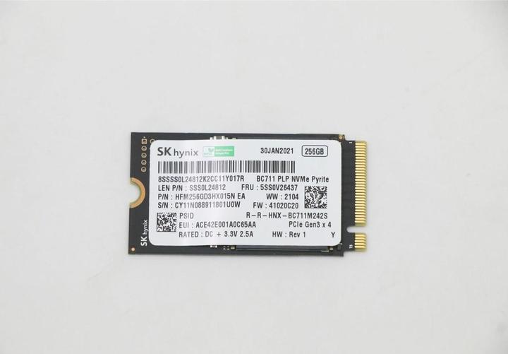 Produktbild Lenovo SSD 256GB M.2 2242 PCIe3x2 (256 GB, M.2 2242)