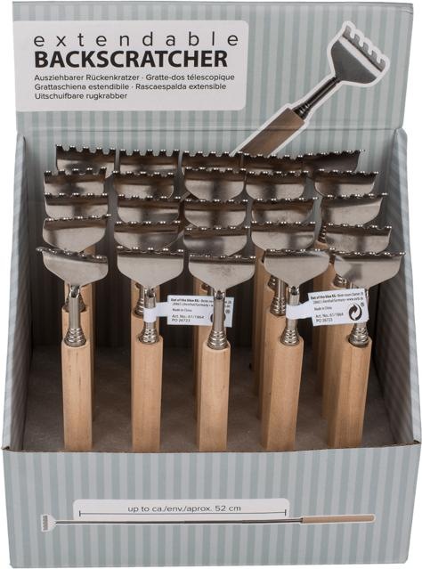 Produktbild Out of the blue Ausziehbarer Metall-Rückenkratzer mit Holzgriff