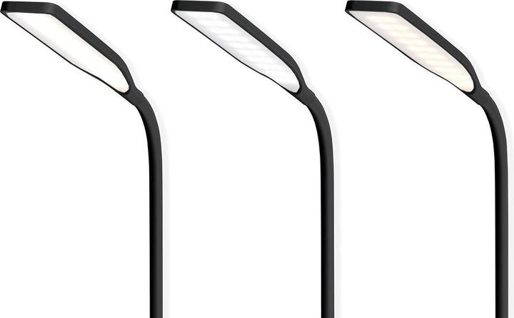 Actual product image Nedis LED lamp with wireless charger | DimmSwitch | LED / Qi | 10 W | with dimming | Cold white / (350 lm)