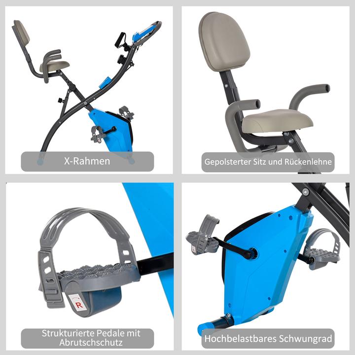 Actual product image Homcom Bike trainer with LCD display